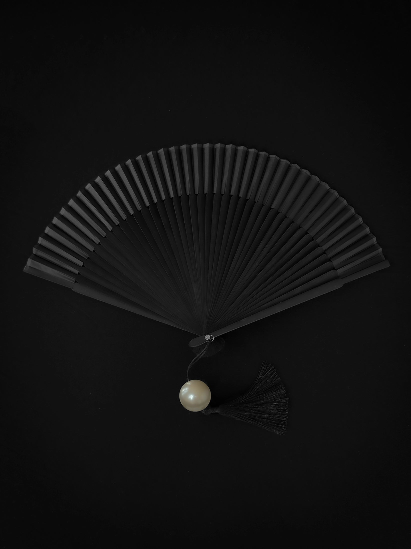 Pearl Tassel Hand Fans by Lune 1860