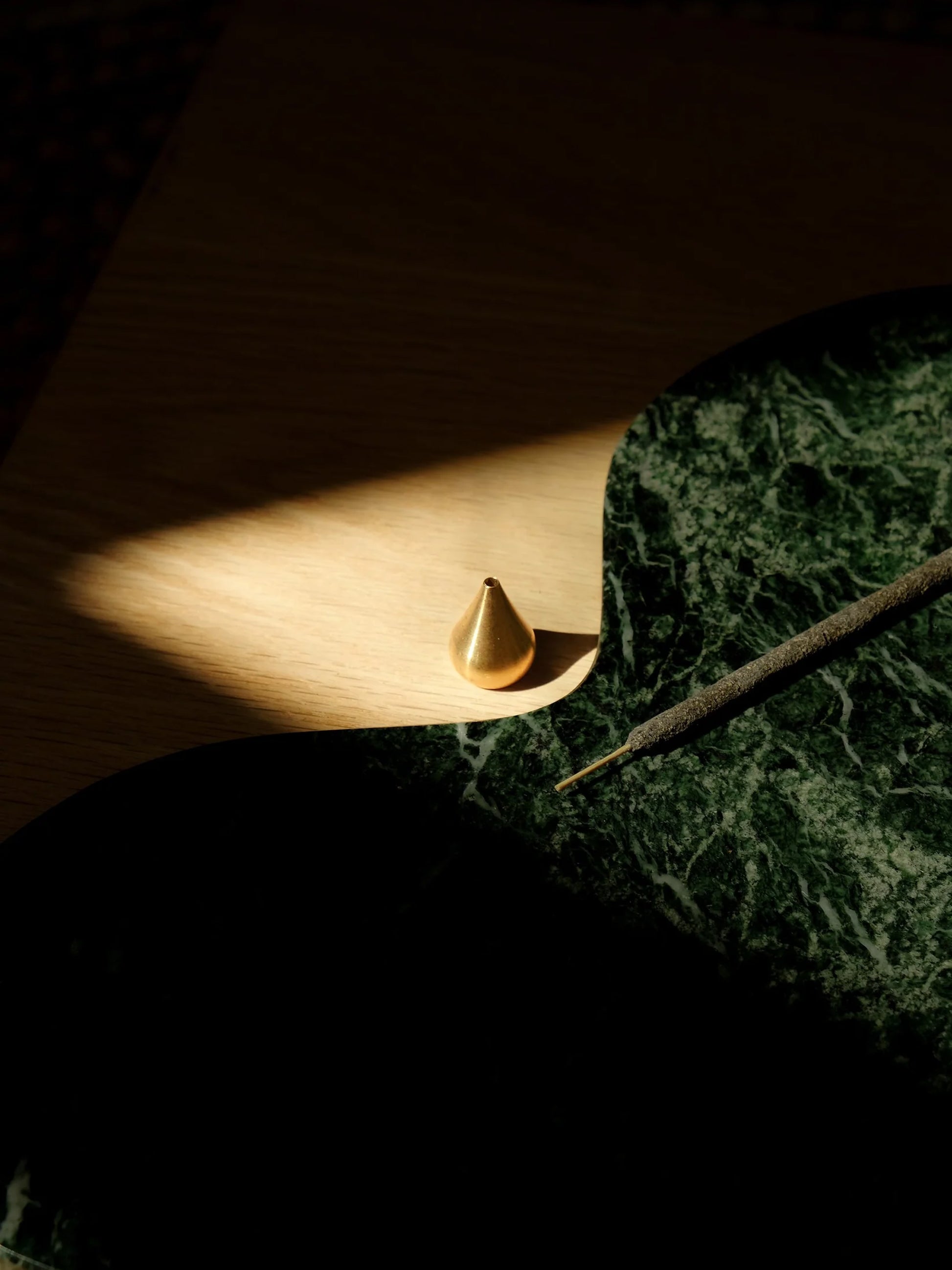 Brass Dew Drop Incense Holder