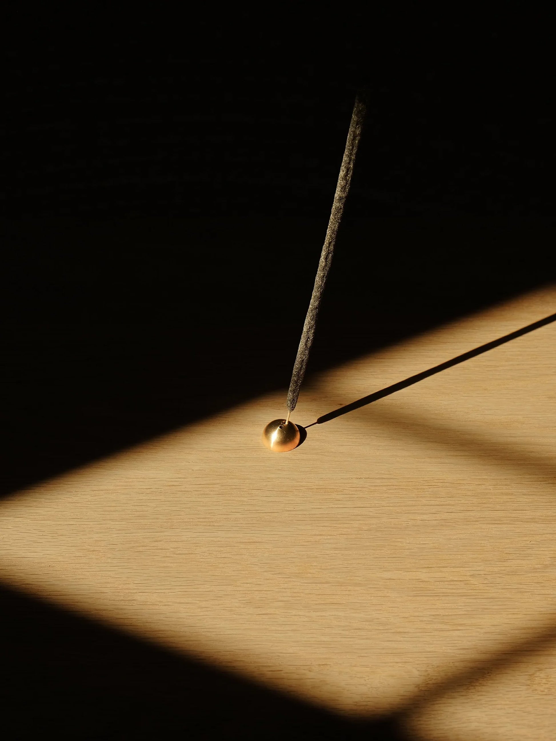Brass Half Moon Incense Holder