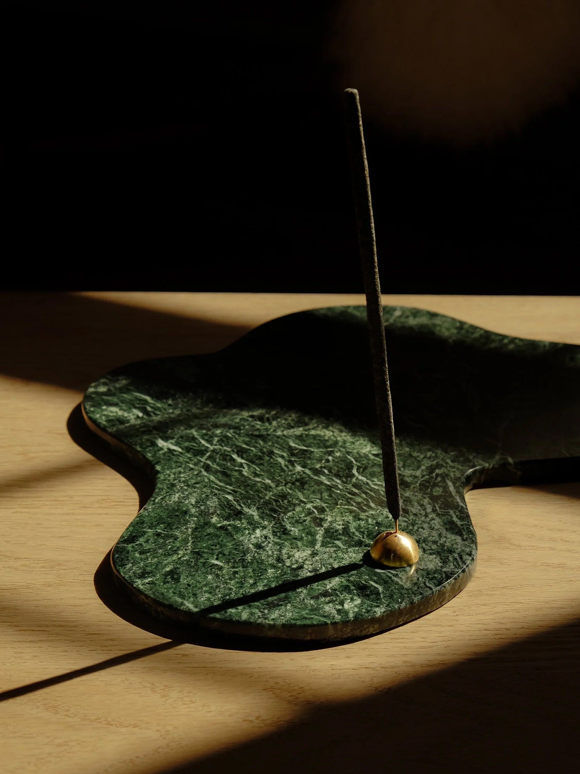 Brass Half Moon Incense Holder